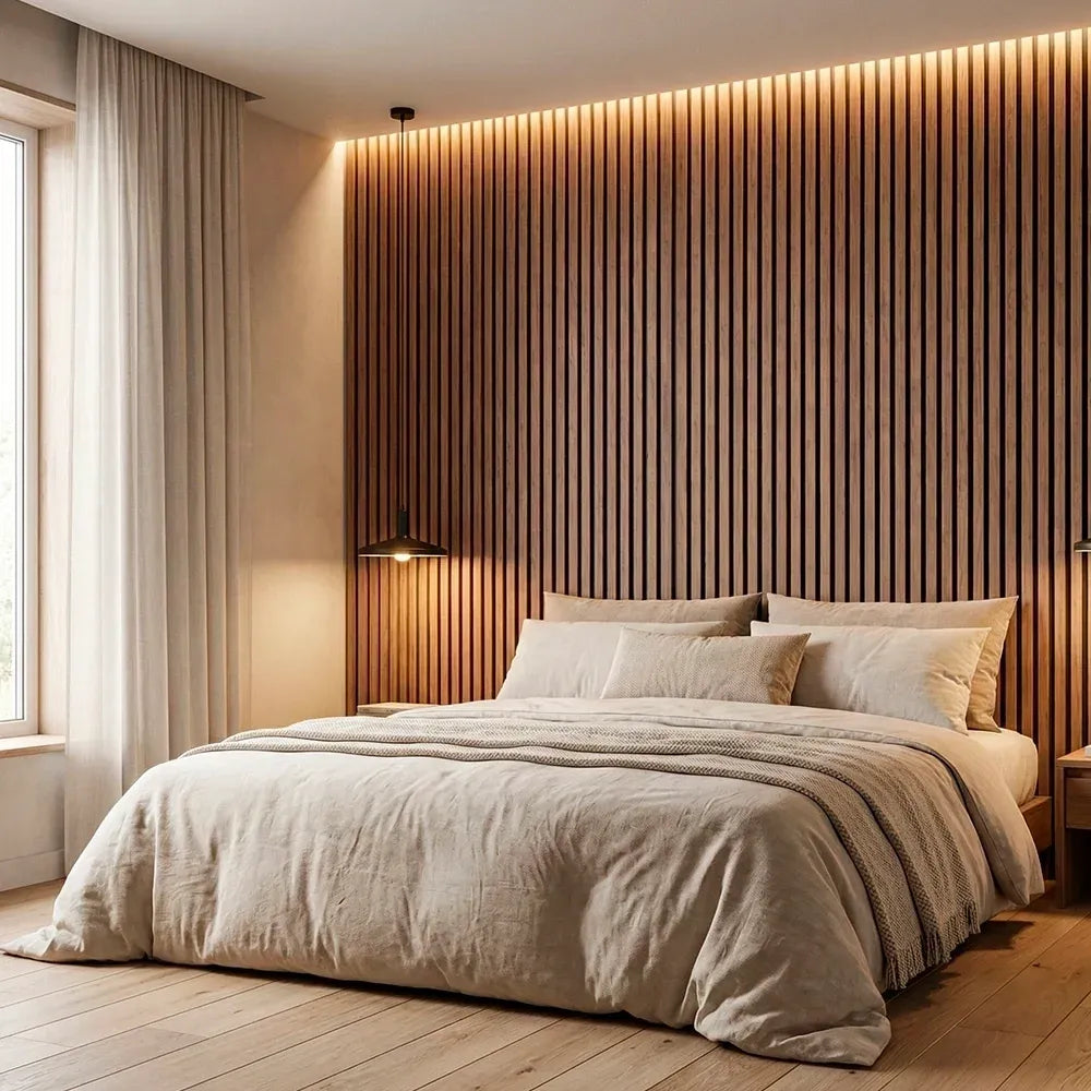 Painel ripado flexível e versátil - (270 cm x 110 cm)