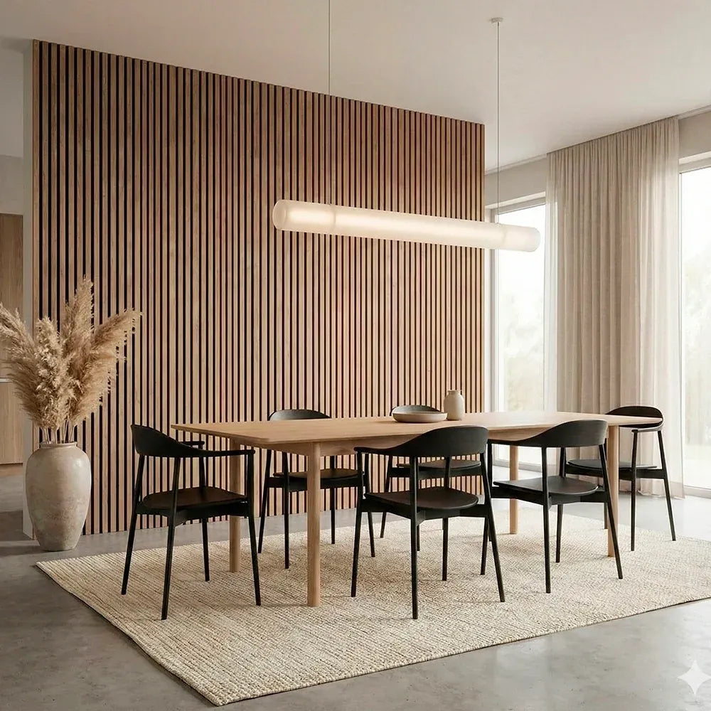Painel ripado flexível e versátil - (270 cm x 110 cm)